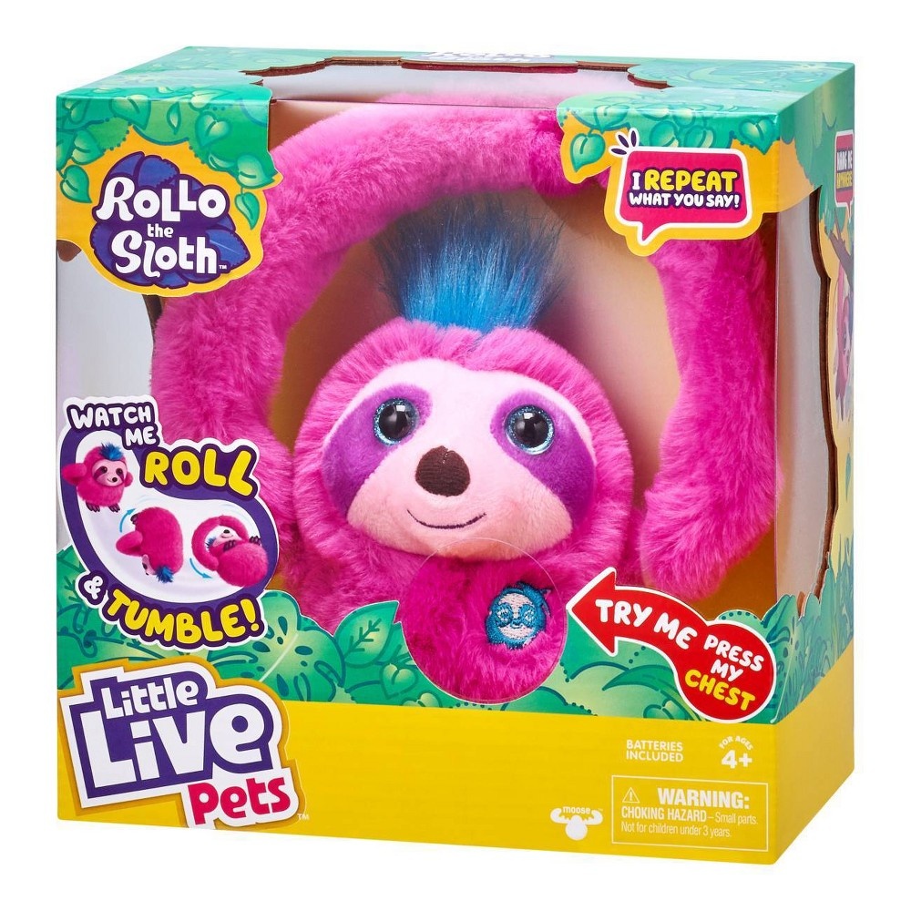 slide 4 of 13, Moose Toys Little Live Pets Rollo The Sloth, 1 ct