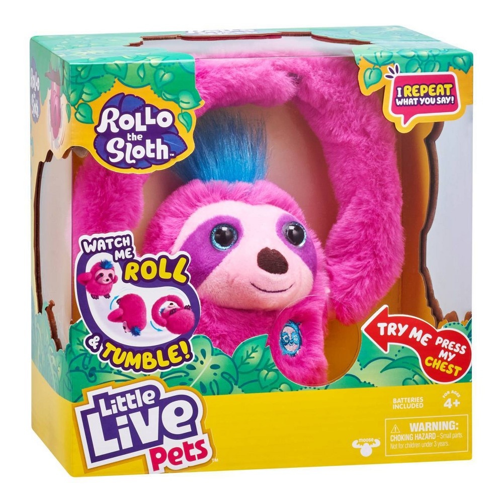 slide 5 of 13, Moose Toys Little Live Pets Rollo The Sloth, 1 ct