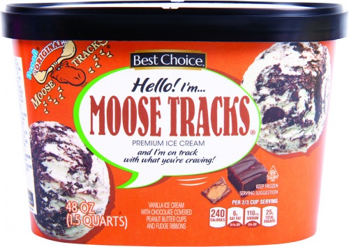 slide 1 of 1, Best Choice Moose Tracks Ice Cream, 48 oz