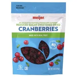 Meijer Reduced Sugar Dried Cranberries