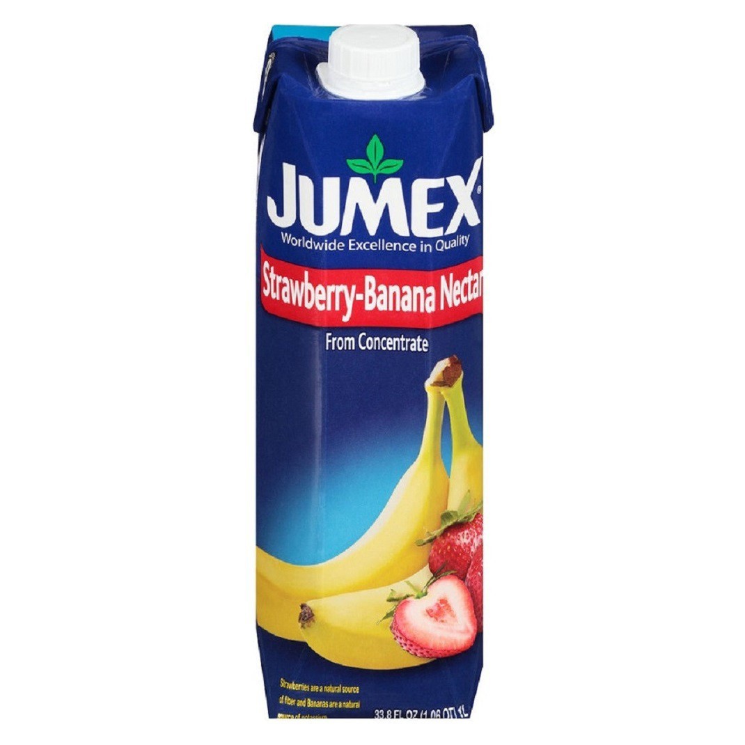 slide 1 of 13, Jumex Strawberry Banana Nectar from Concentrate - 33.8 fl oz, 33.8 fl oz