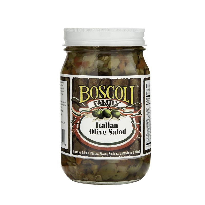 slide 1 of 4, Boscoli Italian Salad Olives, 15.5 oz