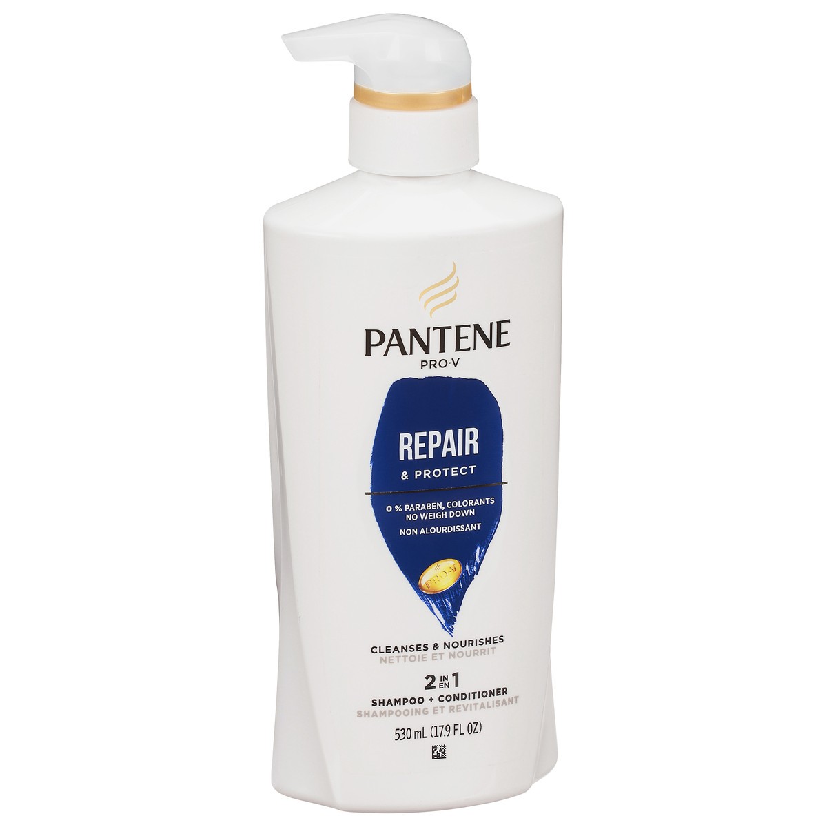 slide 4 of 9, Pantene Pro-V Repair & Protect 2in1 Shampoo + Conditioner /, 17.9 oz, 530 ml