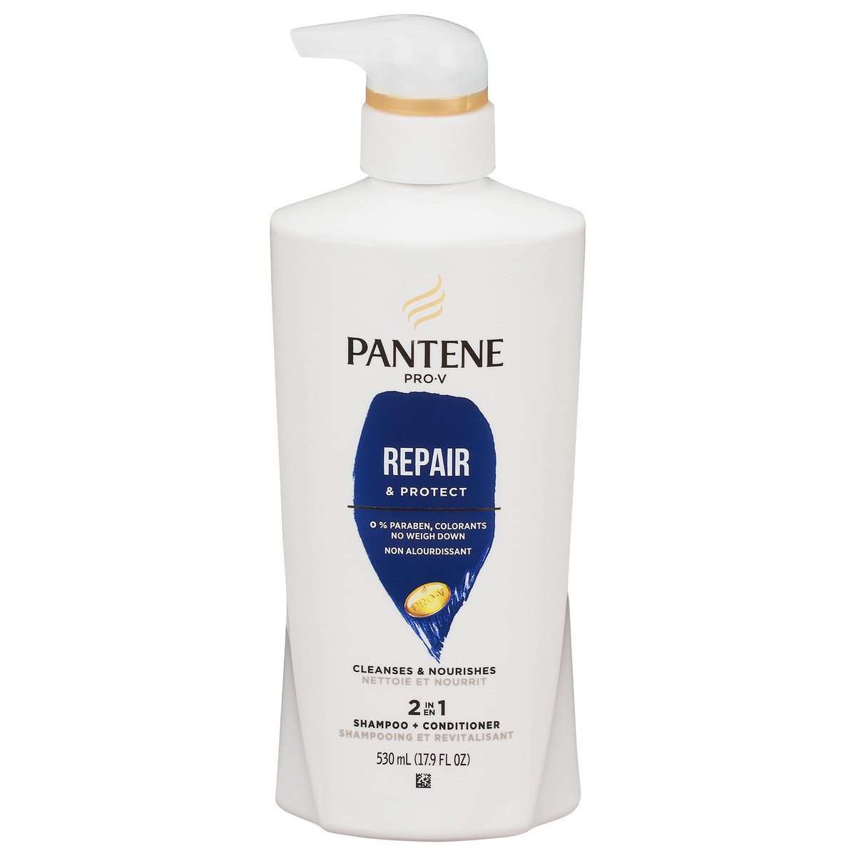 slide 1 of 9, Pantene Pro-V Repair & Protect 2in1 Shampoo + Conditioner /, 17.9 oz, 530 ml