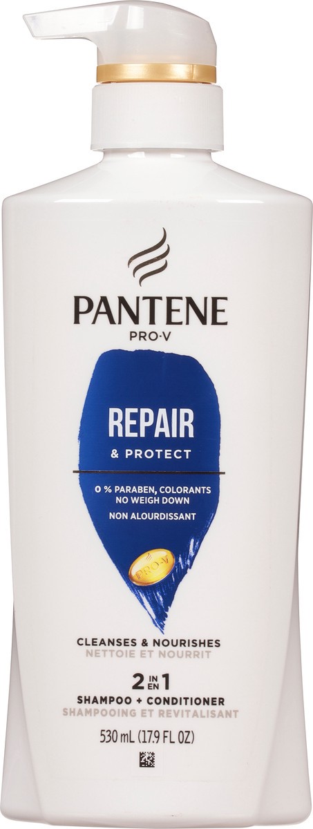 slide 5 of 9, Pantene Pro-V Repair & Protect 2in1 Shampoo + Conditioner /, 17.9 oz, 530 ml