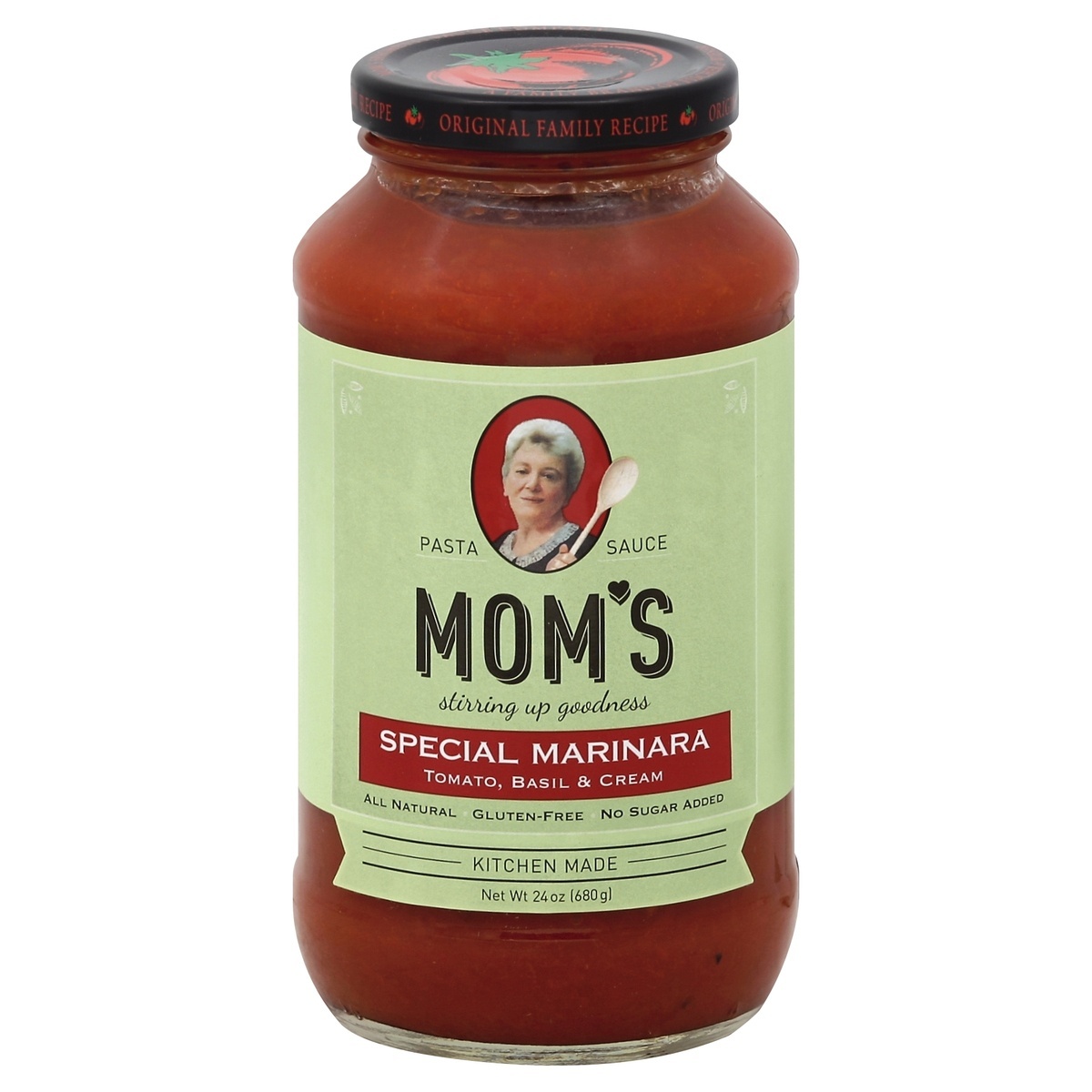 slide 1 of 2, Mom's Pasta Sauce 24 oz, 24 oz