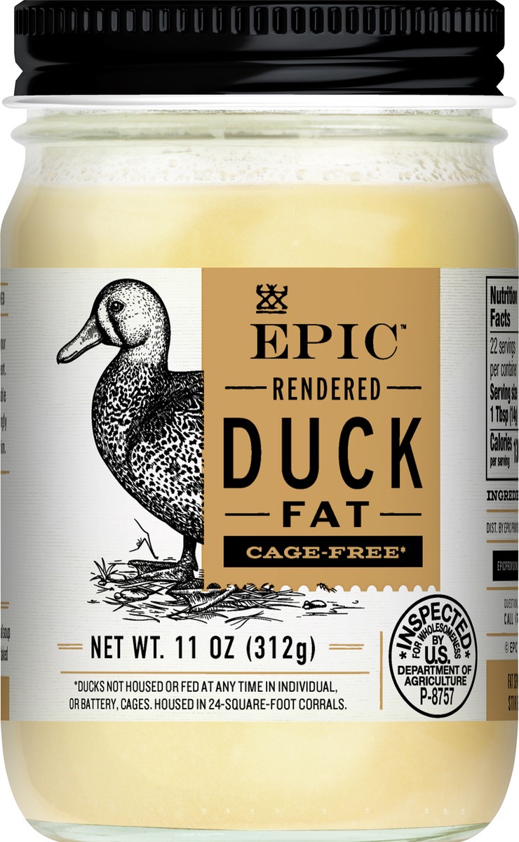 slide 6 of 9, Epic Traditional Duck Fat, 11 oz