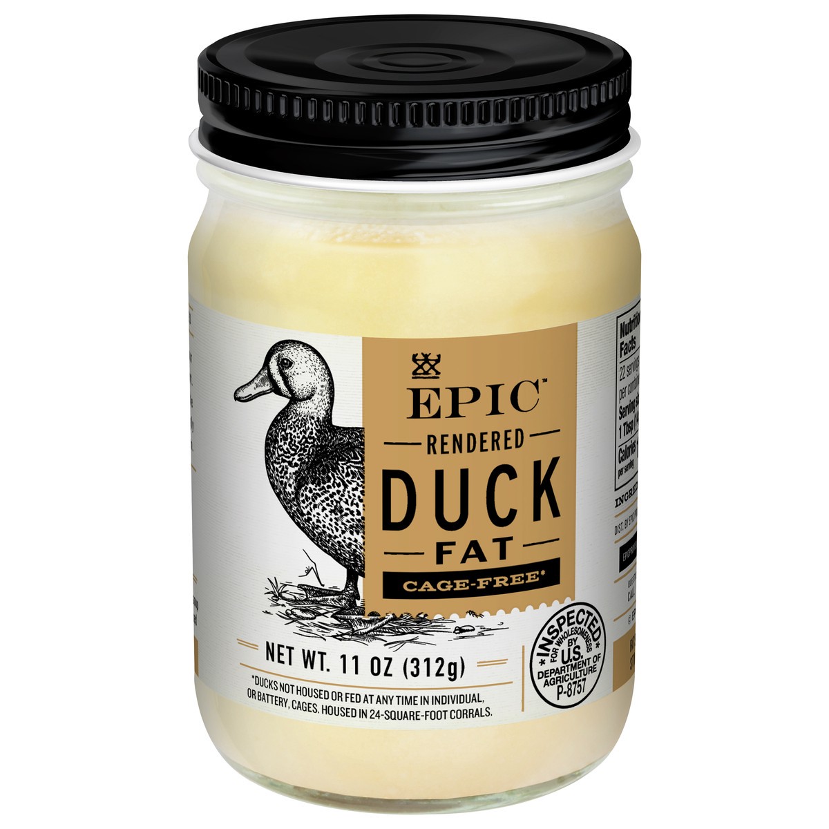 slide 1 of 9, Epic Traditional Duck Fat, 11 oz
