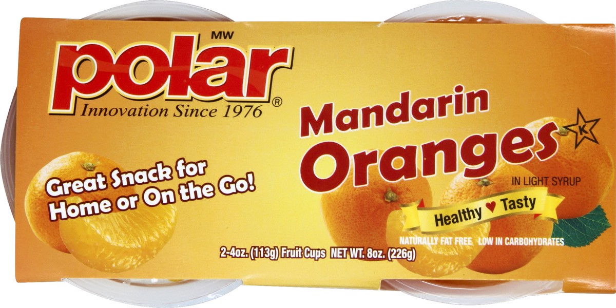 slide 2 of 4, Polar Orange Fruit Cups, 4 oz