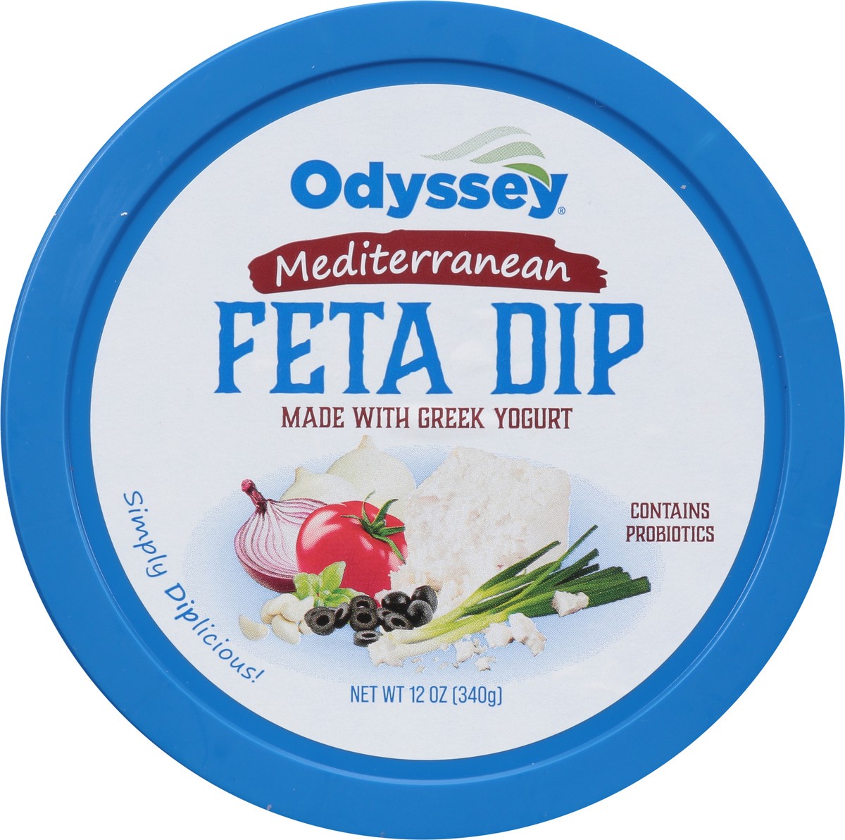 slide 7 of 13, Odyssey 12oz Mediterranean Feta Greek Yogurt Dip, 12 oz