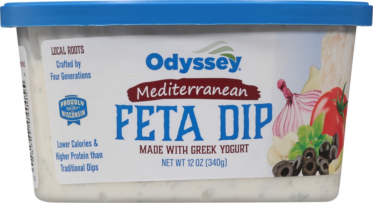 slide 10 of 13, Odyssey 12oz Mediterranean Feta Greek Yogurt Dip, 12 oz