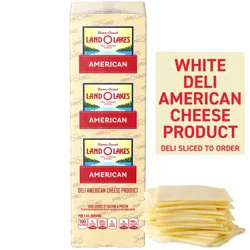 Land O'Lakes White Deli American Cheese Sliced to Order