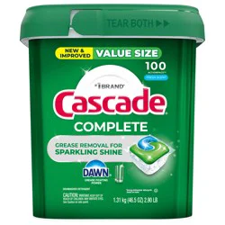 Cascade Complete Dishwasher Pods, Fresh Scent