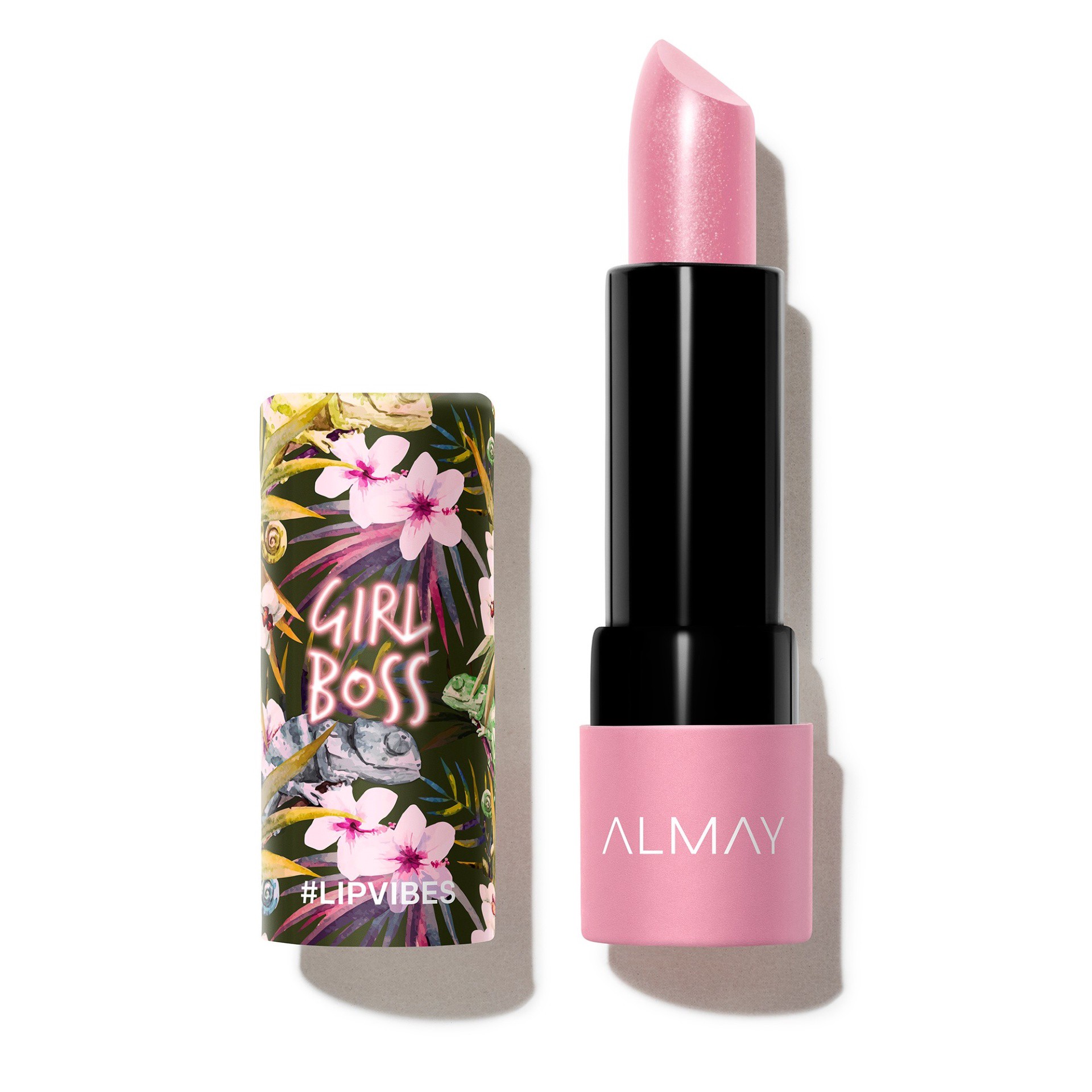 slide 1 of 6, Almay Lip Vibes Matte Lipstick, Girl Boss, 0.14 oz