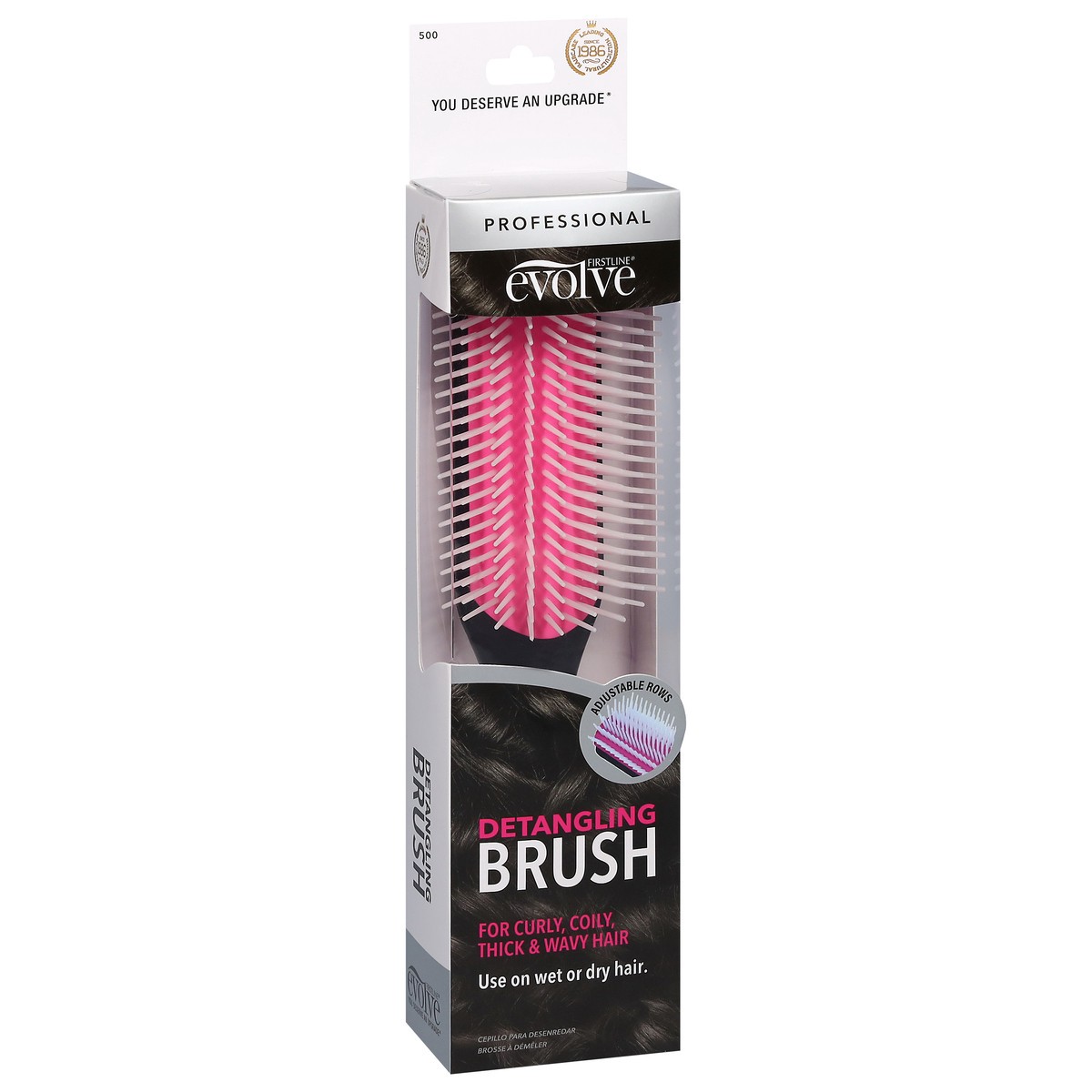 slide 6 of 9, Firstline Evolve Detangling Brush, 1 ct