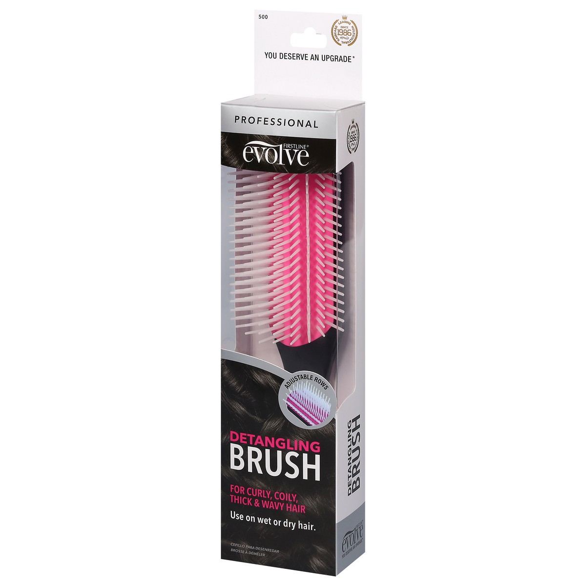 slide 8 of 9, Firstline Evolve Detangling Brush, 1 ct