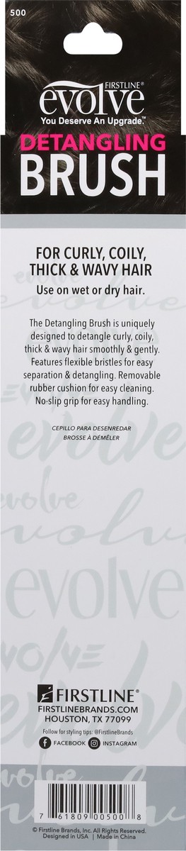 slide 2 of 9, Firstline Evolve Detangling Brush, 1 ct