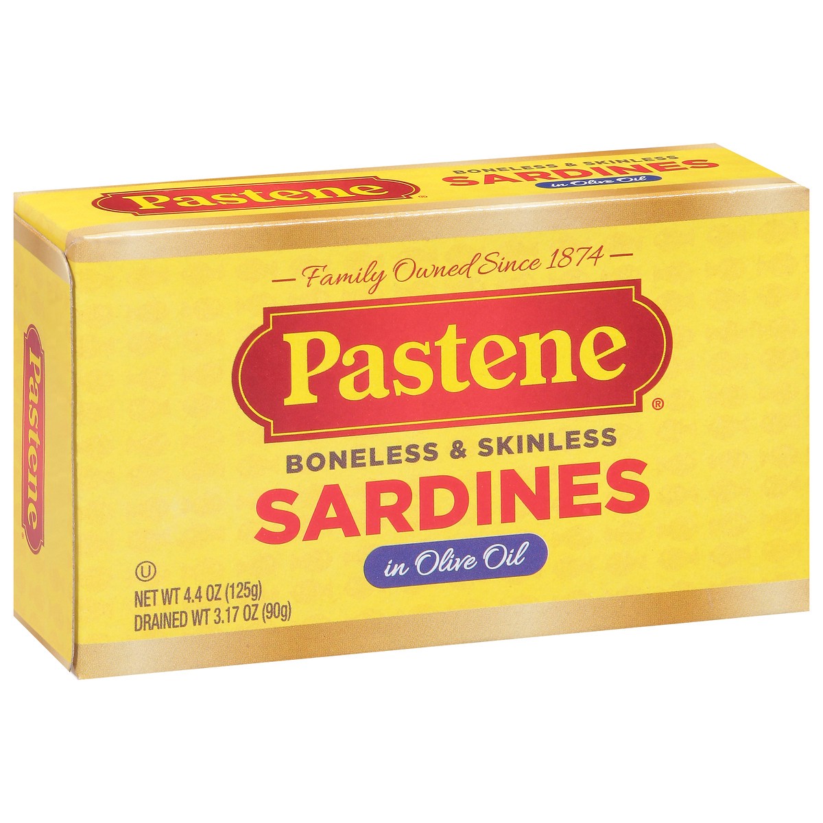 slide 6 of 9, Pastene Boneless & Skinless Sardines in Olive Oil 4.4 oz, 4.4 oz