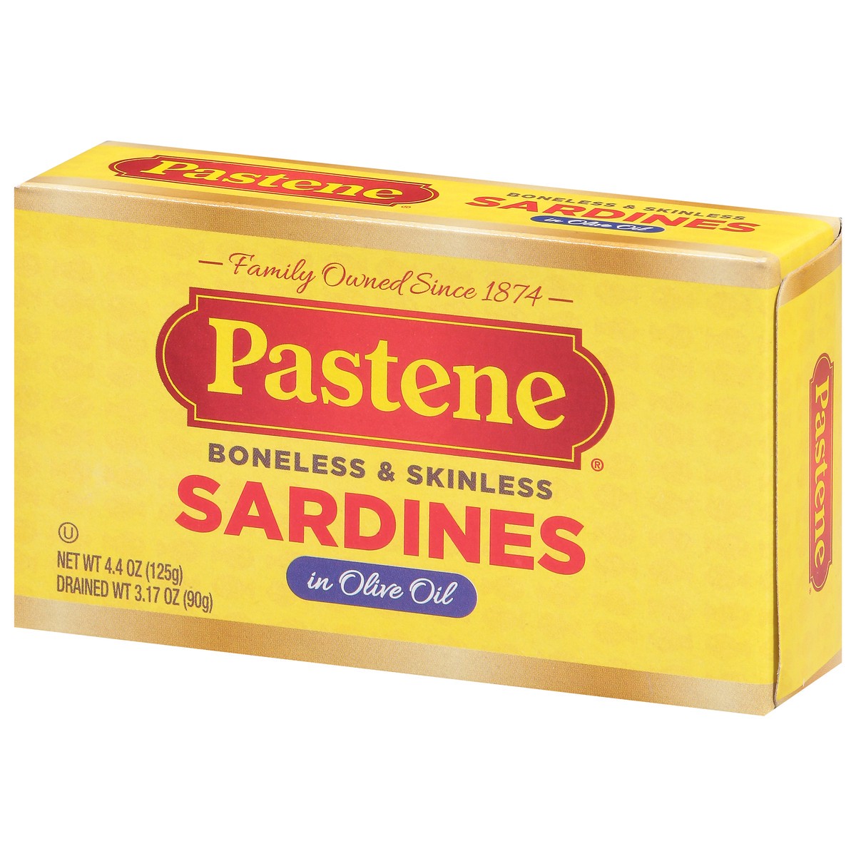 slide 3 of 9, Pastene Boneless & Skinless Sardines in Olive Oil 4.4 oz, 4.4 oz