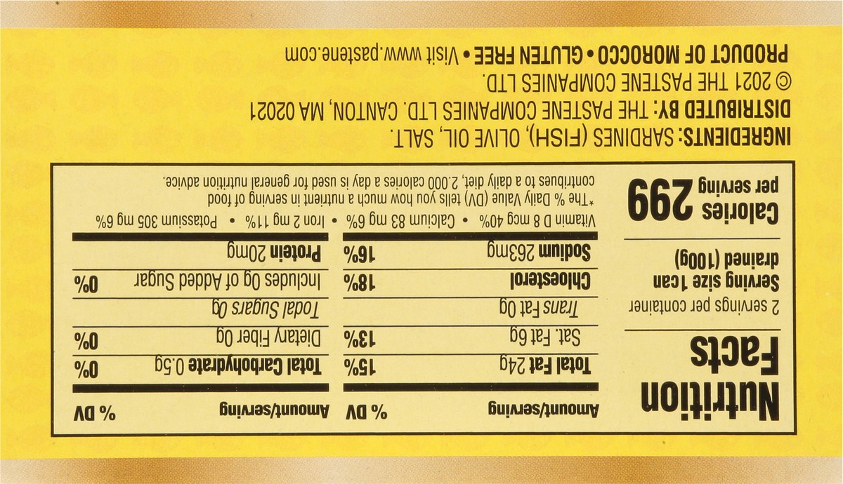 slide 2 of 9, Pastene Boneless & Skinless Sardines in Olive Oil 4.4 oz, 4.4 oz