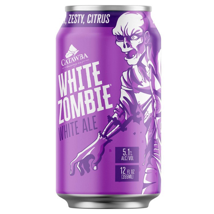 slide 6 of 7, Catawba Brewing Co White Ale White Zombie Beer 6 - 12 fl oz Cans, 6 ct; 12 oz