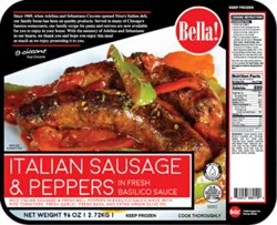 Italian Sausage & Peppers Tray - Ea