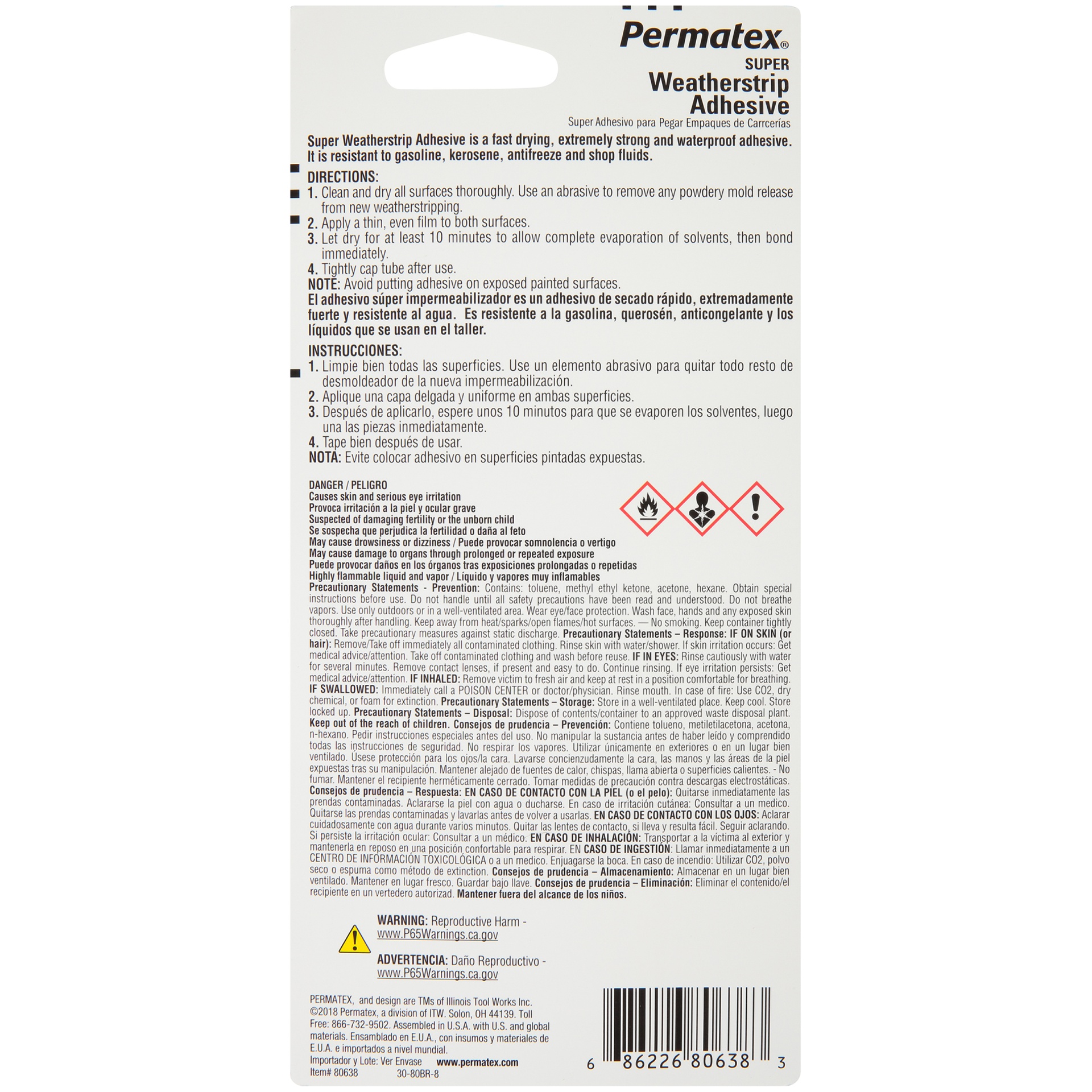 slide 4 of 4, Permatex Super Weatherstrip Adhesive, 2 oz