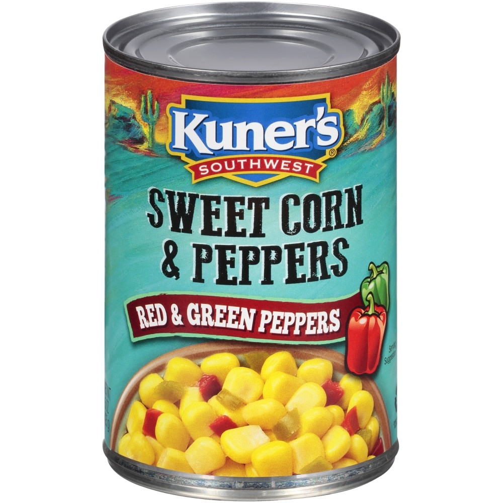 slide 1 of 1, Kuner's Kuners Southwest Sweet Corn Peppers, 15.25 oz