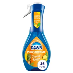 Dawn Platinum Plus Powerwash Dish Spray, Limited Edition, Tropical Blend - 16 Fl. Oz. - 16 Fz