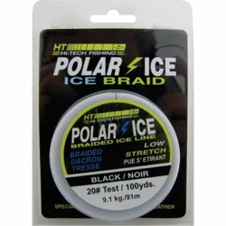 HT Enterprises Polar Ice Line 30 # Test 100 Yds. Black Braided