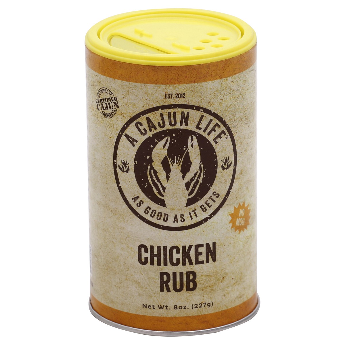 slide 3 of 8, A Cajun Life Chicken Rub, 8 oz