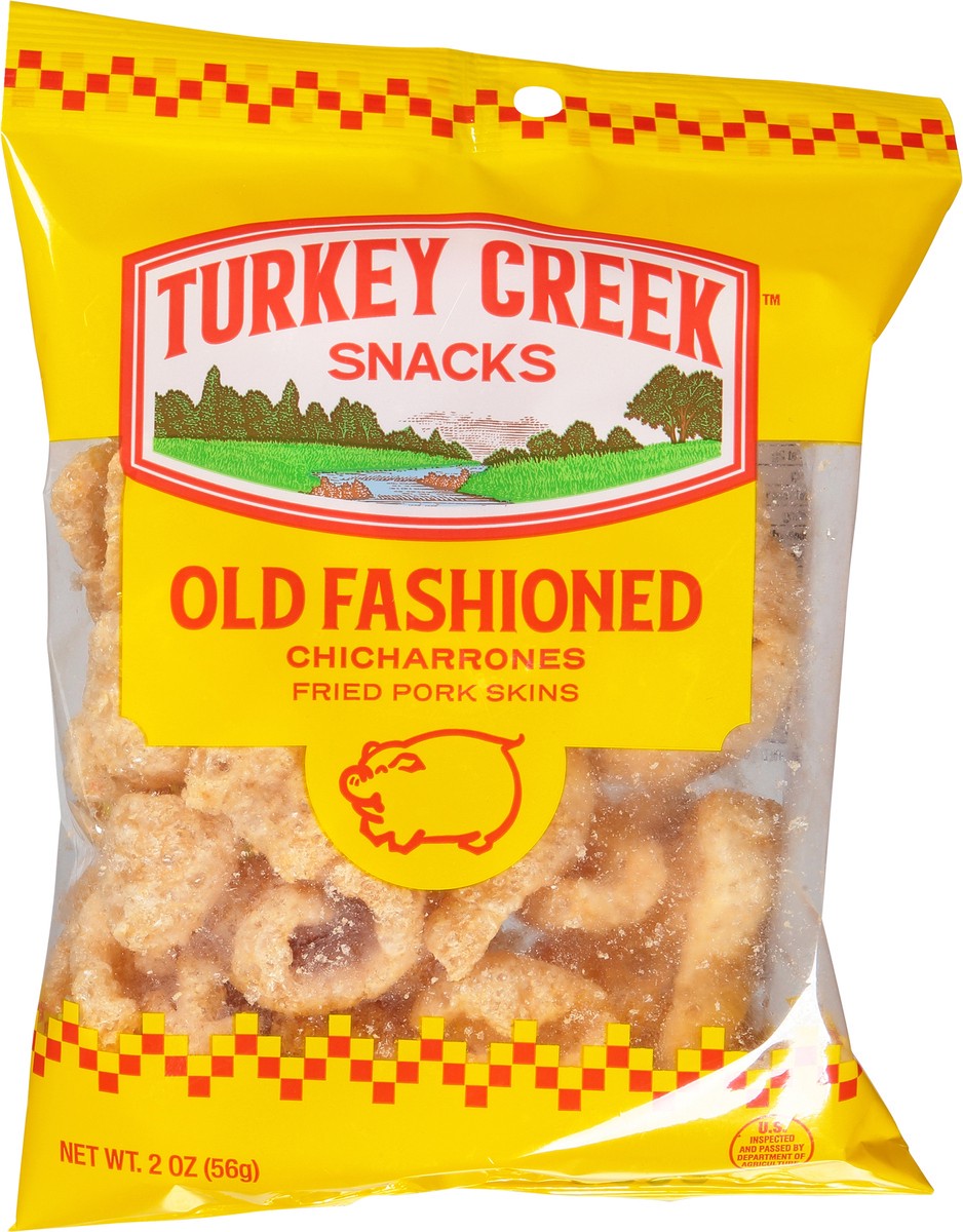 slide 3 of 9, Turkey Creek Original Pork Skin, 2 oz