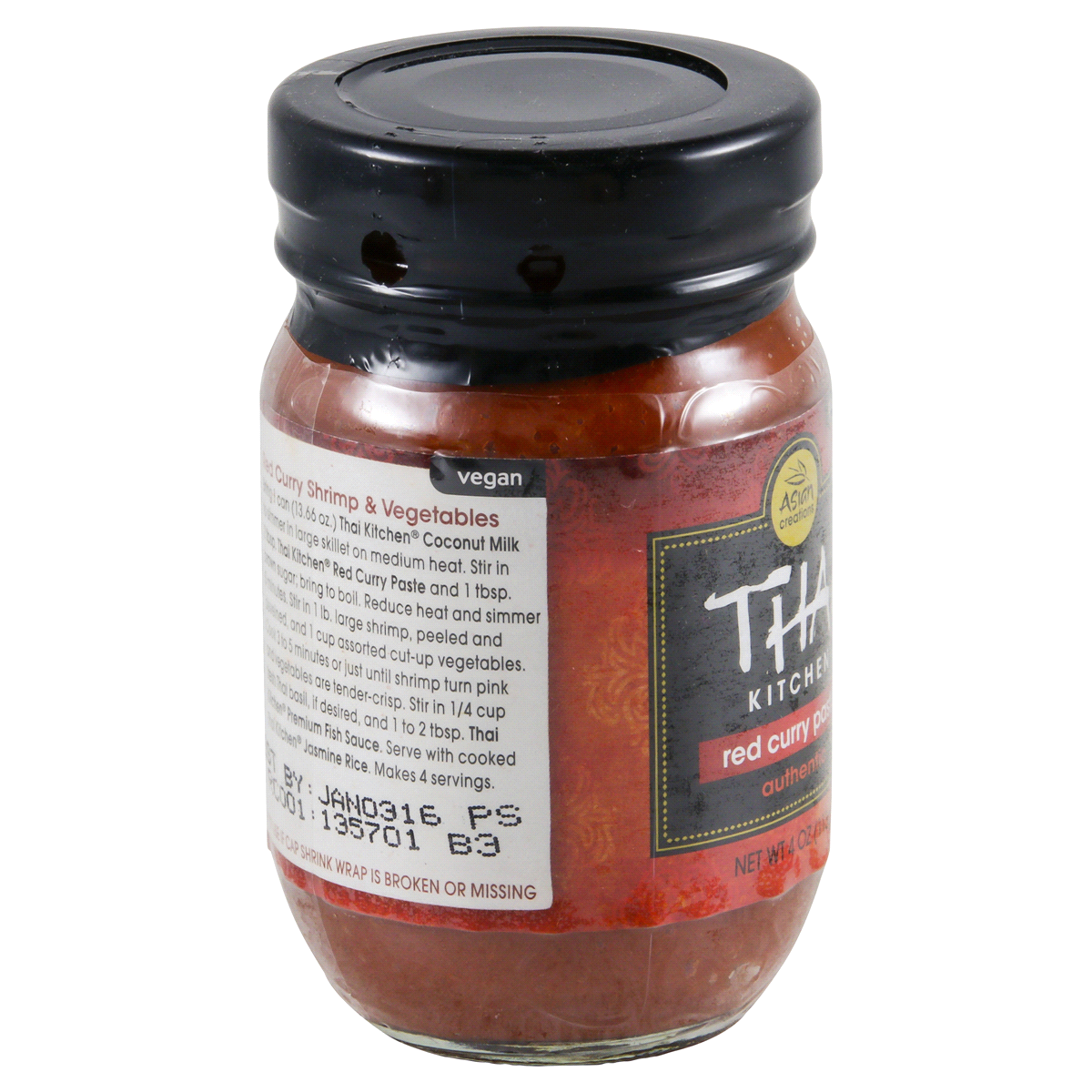 slide 2 of 2, Thai Kitchen Red Curry Paste, 4 oz