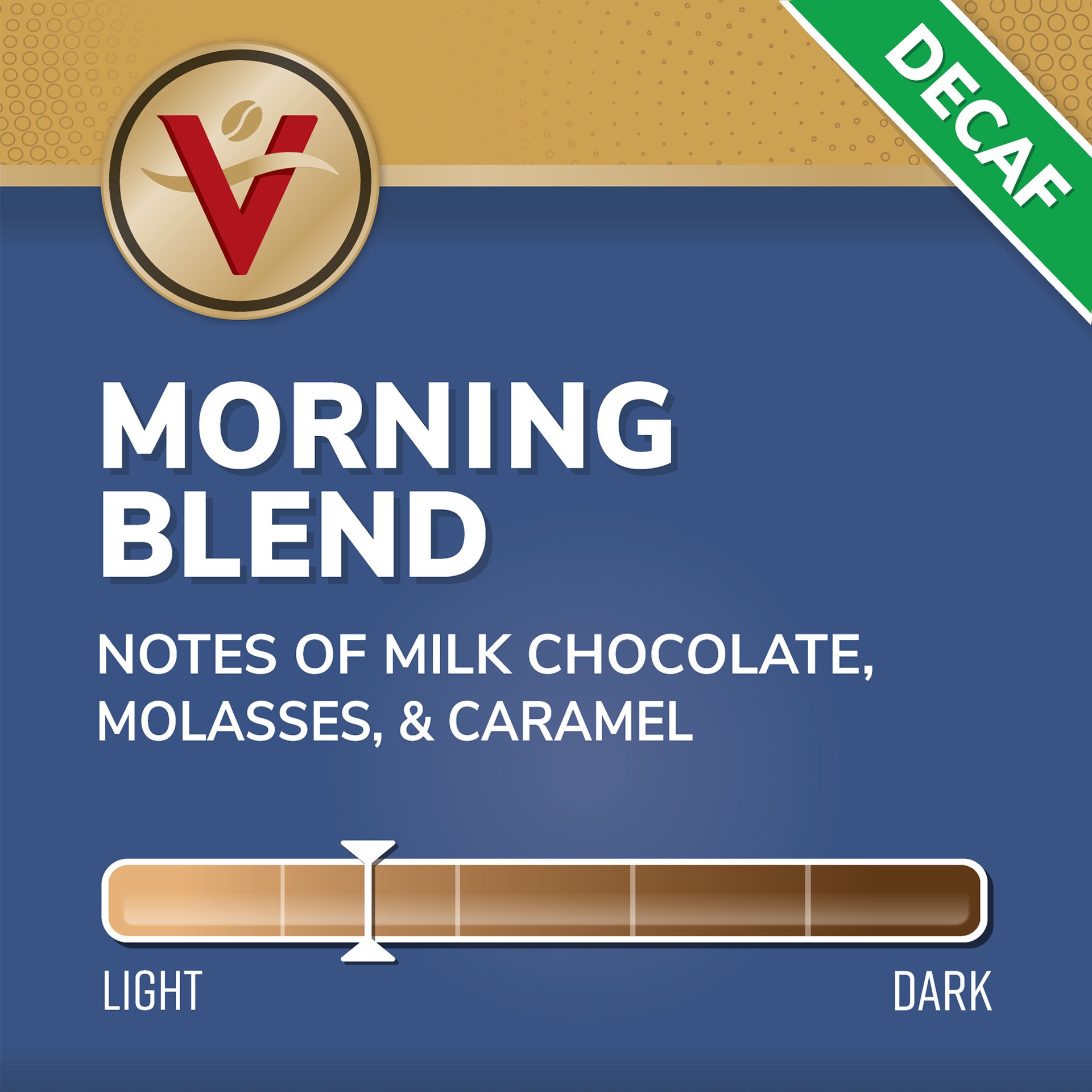 slide 5 of 5, Victor Allen's Coffee Decaf Morning Blend, Light Roast, , Single Serve Coffee Pods for Keurig K-Cup Brewers - 42 ct, 42 ct