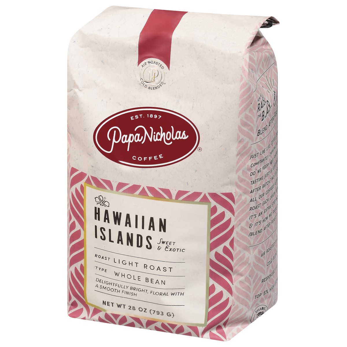 slide 2 of 9, PapaNicholas Coffee Light Roast Whole Bean Hawaiian Islands Coffee - 28 oz, 28 oz