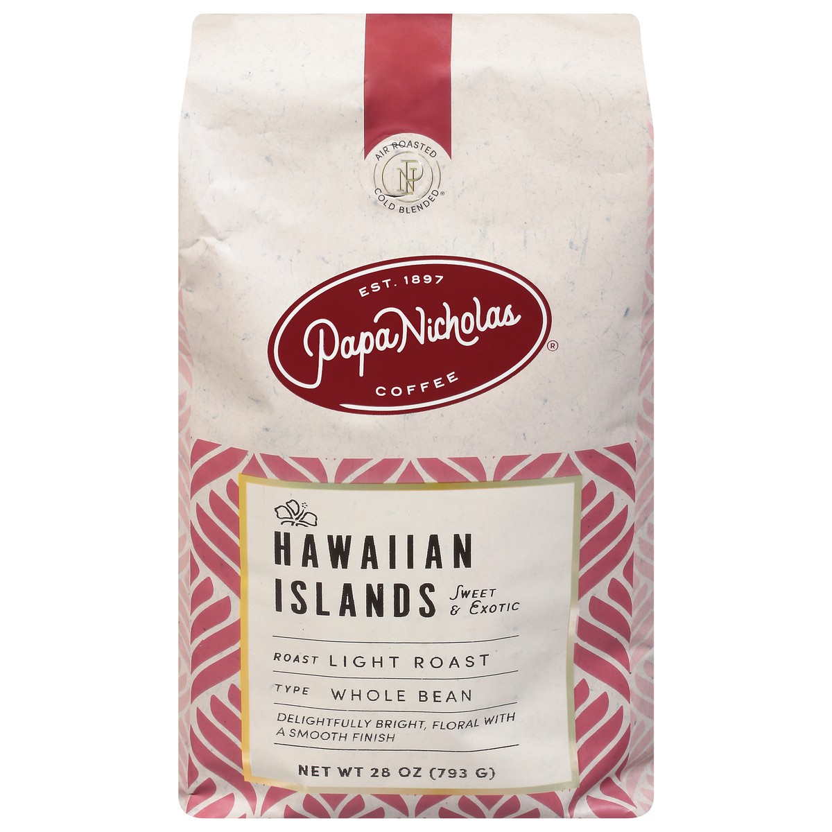 slide 1 of 9, PapaNicholas Coffee Light Roast Whole Bean Hawaiian Islands Coffee - 28 oz, 28 oz