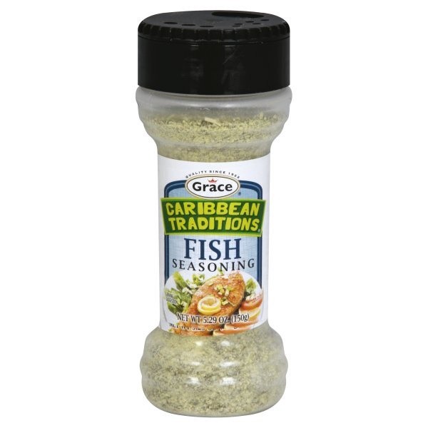 slide 1 of 1, Grace Caribbean Traditions - Fish Seasoning, 5.29 oz