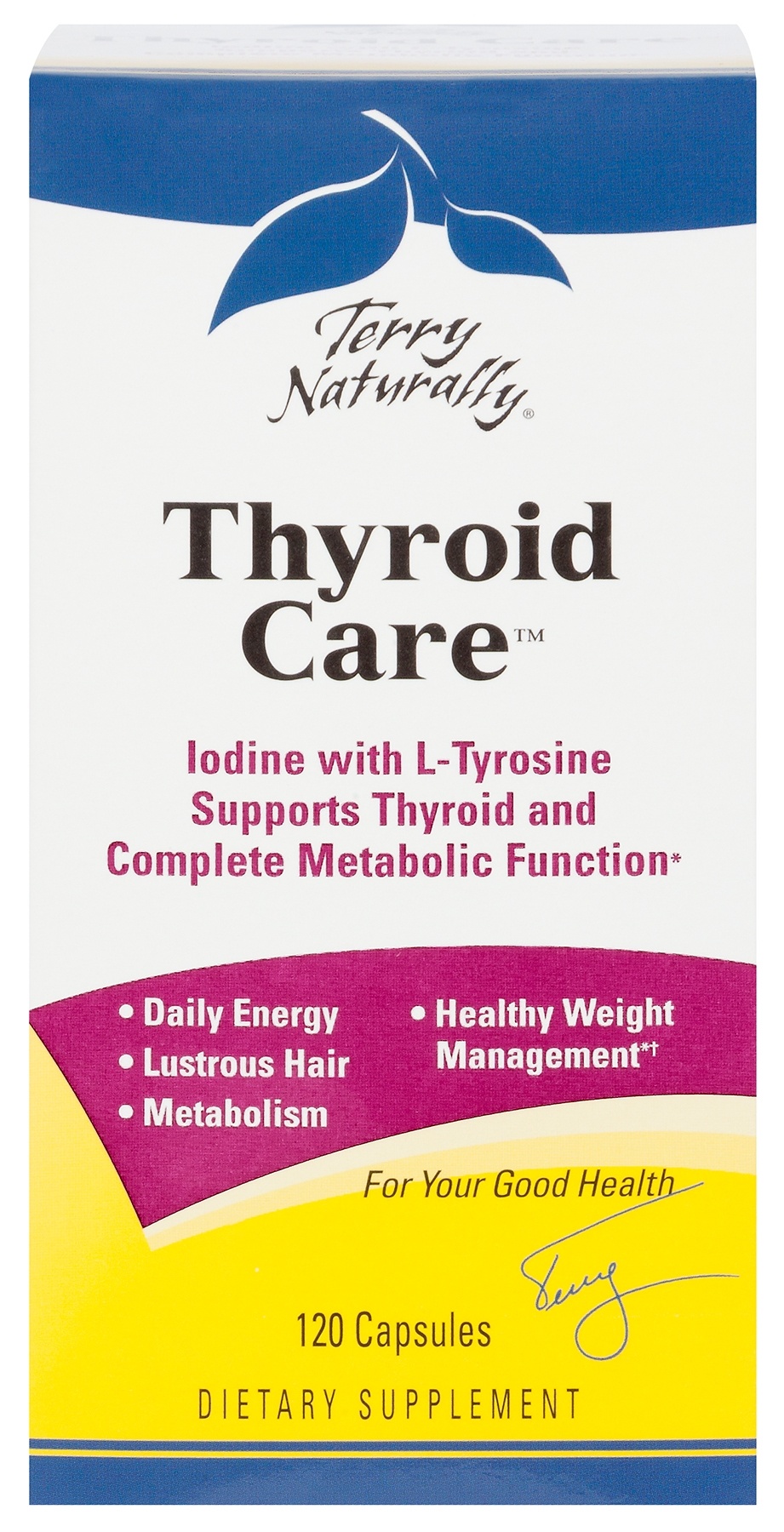 slide 1 of 1, Terry Naturally Thyroid Care 120 ea, 120 ct