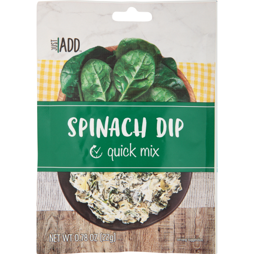 slide 1 of 1, Just Add Spinach Dip Mix, 1 oz