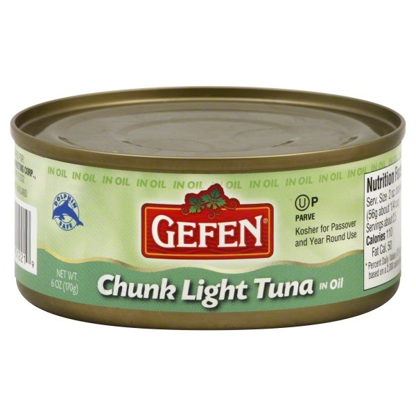 slide 1 of 1, Gefen Chunk Light Tuna, 6 oz