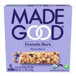 MadeGood Mixed Berry Granola Bars 6pk