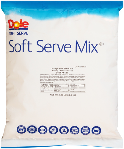 slide 1 of 1, Dole Mango Soft Serve Mix, 4.4 lb