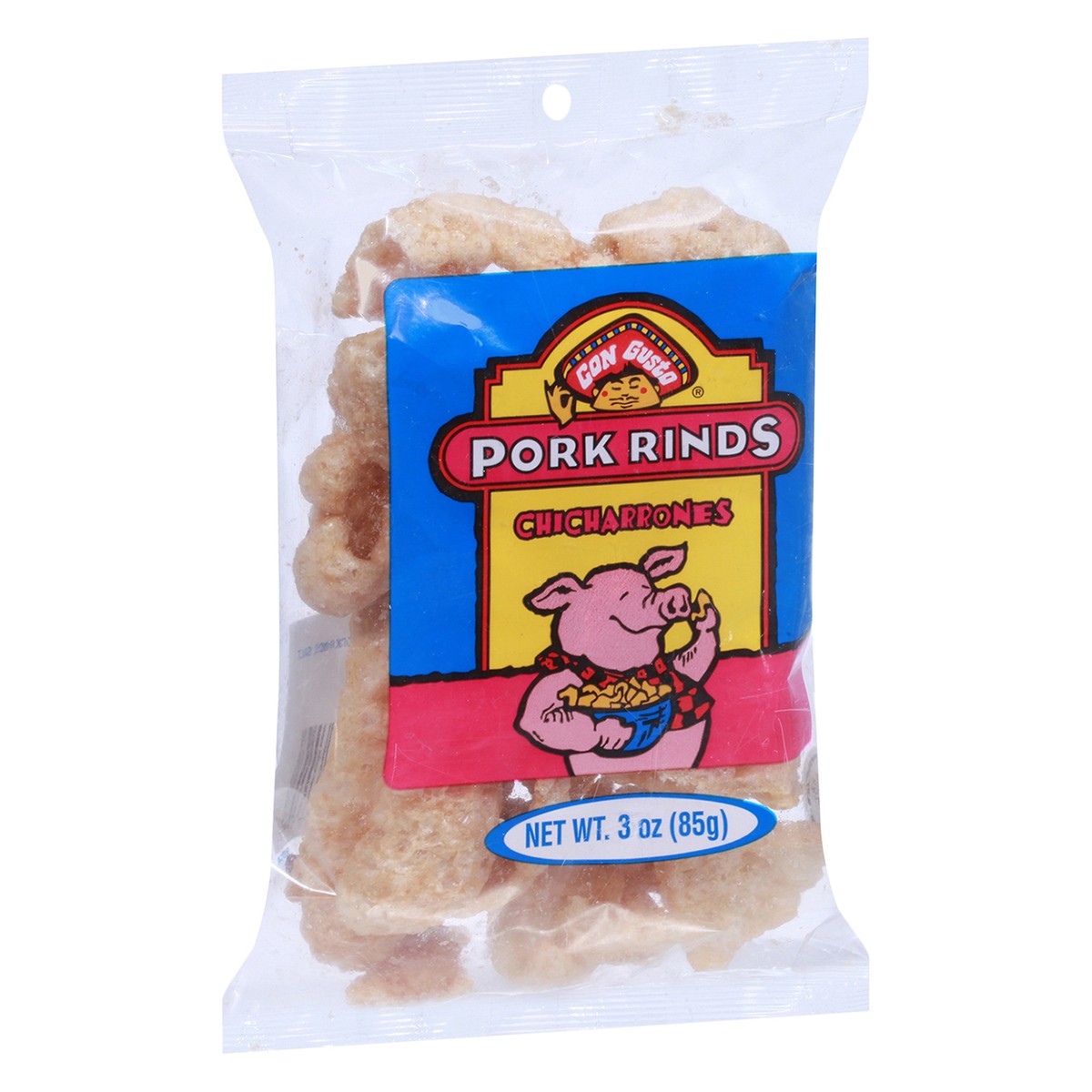 slide 8 of 9, Con Gusto Chicharrones Pork Rinds 3 oz, 3 oz