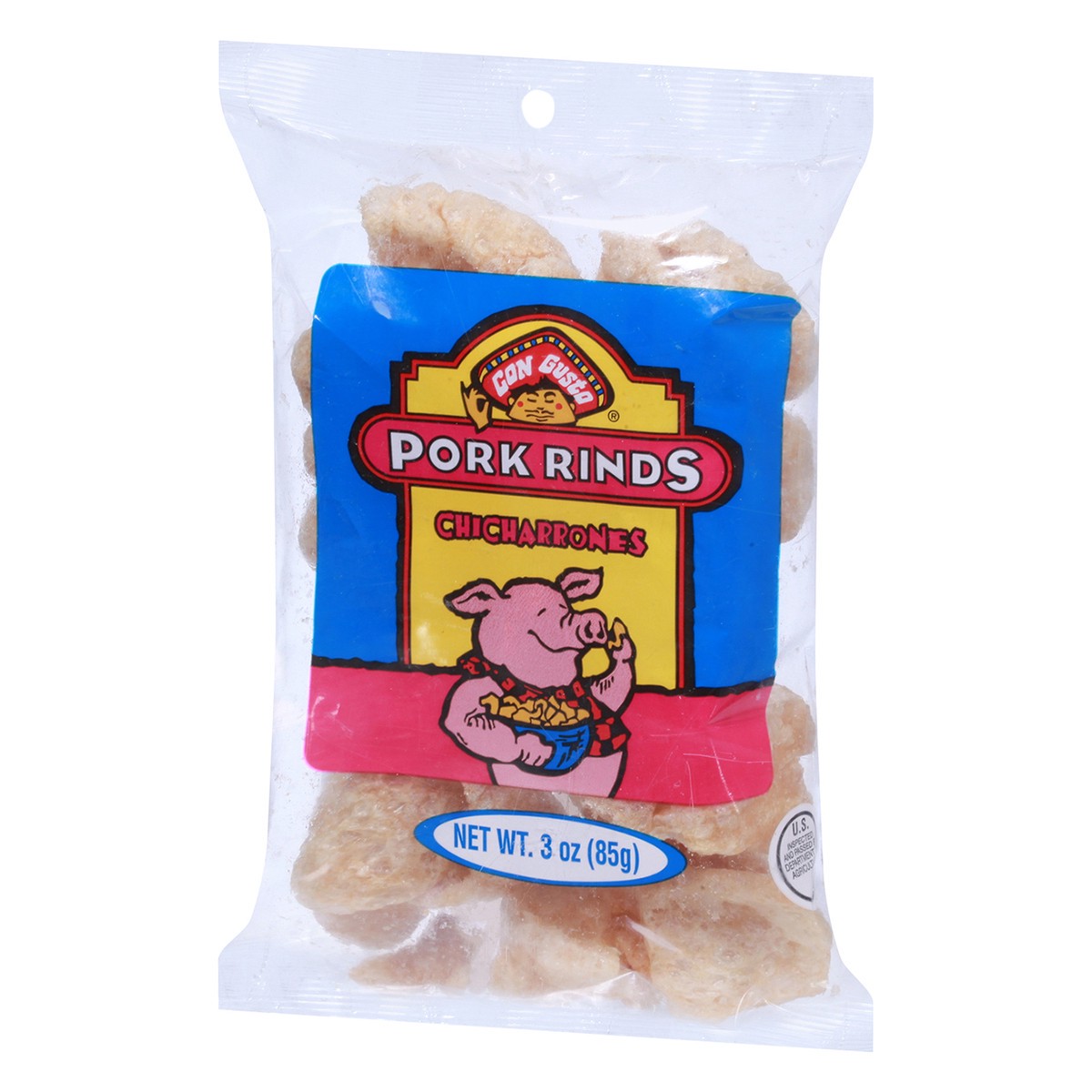 slide 6 of 9, Con Gusto Chicharrones Pork Rinds 3 oz, 3 oz