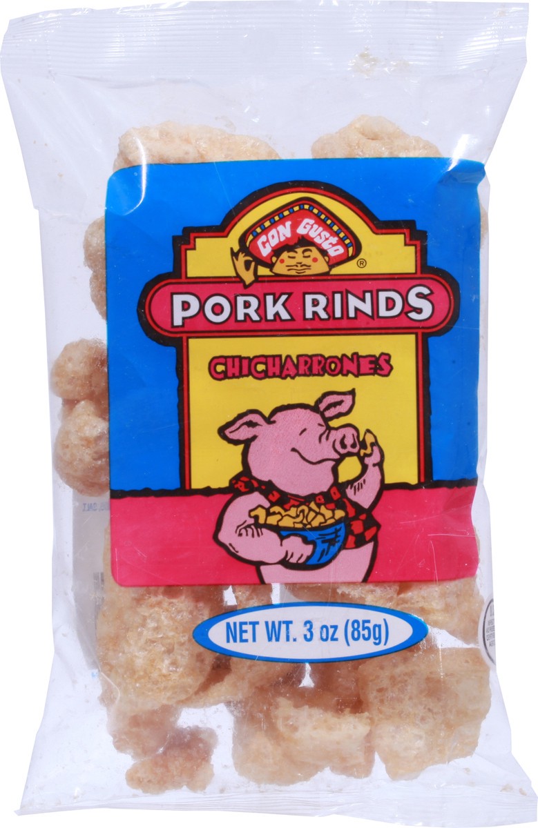 slide 7 of 9, Con Gusto Chicharrones Pork Rinds 3 oz, 3 oz