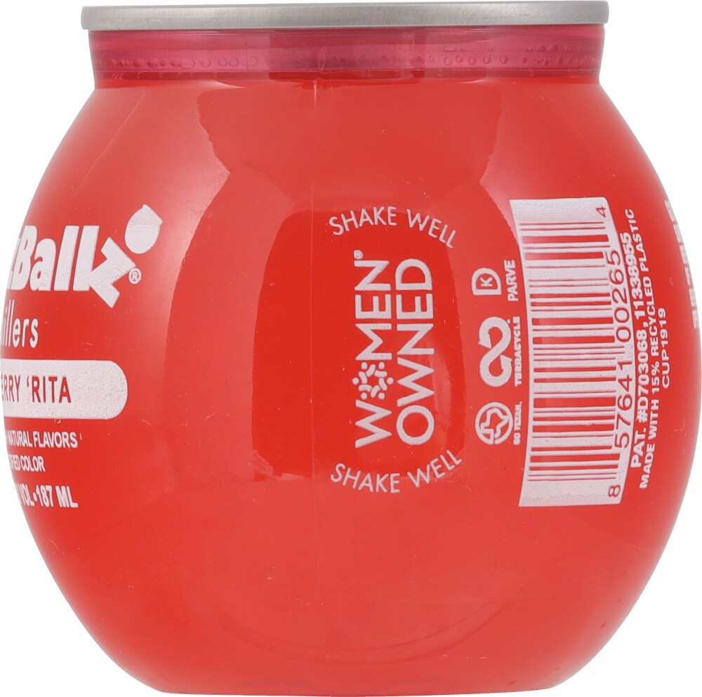 slide 4 of 4, Buzz Ballz Strawberry Chiller, 187 ml