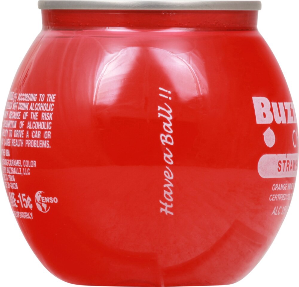 slide 2 of 4, Buzz Ballz Strawberry Chiller, 187 ml