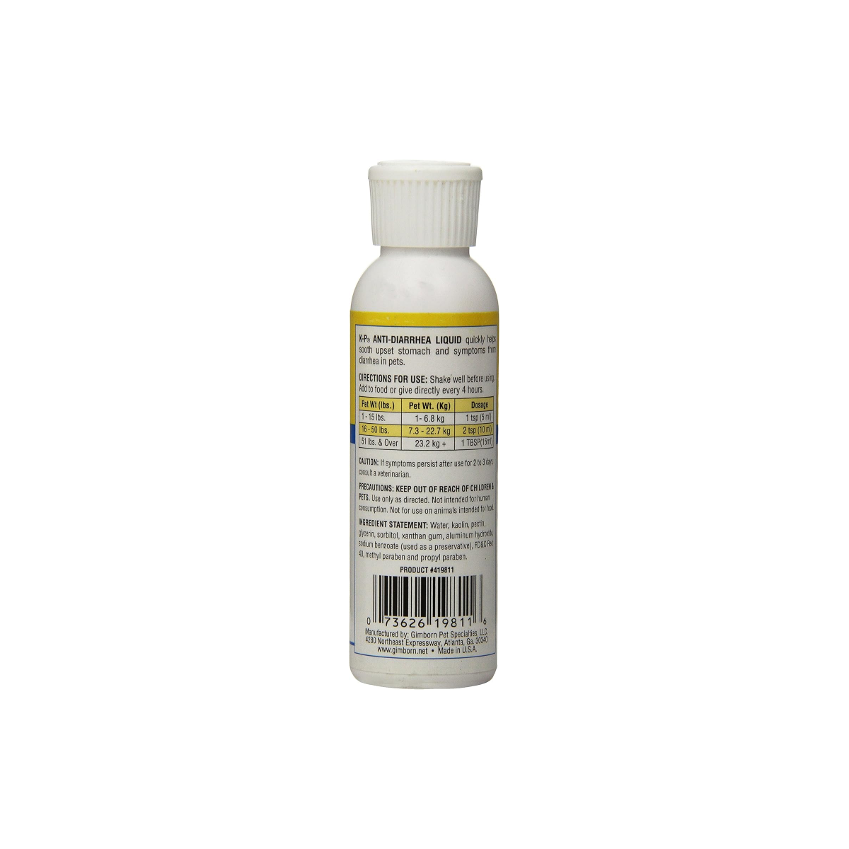 slide 2 of 2, Miracle Care Antidiarrhea Liq Dog/Cat, 4 oz