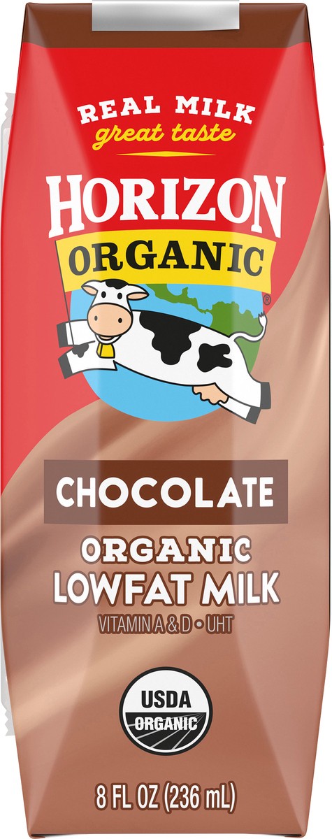 slide 14 of 14, Horizon Organic Chocolate Lowfat Milk 8 fl. oz. Carton, 8 fl oz