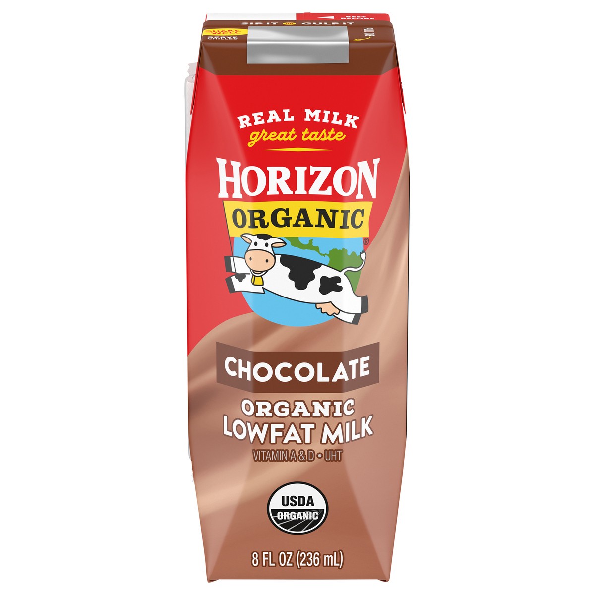 slide 2 of 14, Horizon Organic Chocolate Lowfat Milk 8 fl. oz. Carton, 8 fl oz